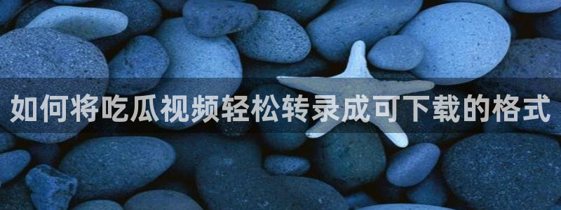 51吃瓜出品短剧怎么下载:如何将吃瓜视频轻松转录成可下载的格式
